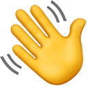 Waving hand